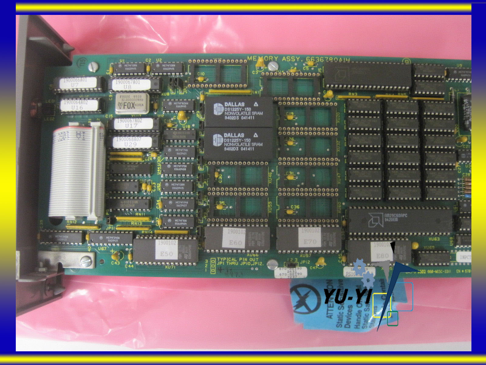 BAILEY CONTROLS TRANSFER MODULE INFI90 INPCT01 裕益科技自動化設備可程式編碼器PLC分散式